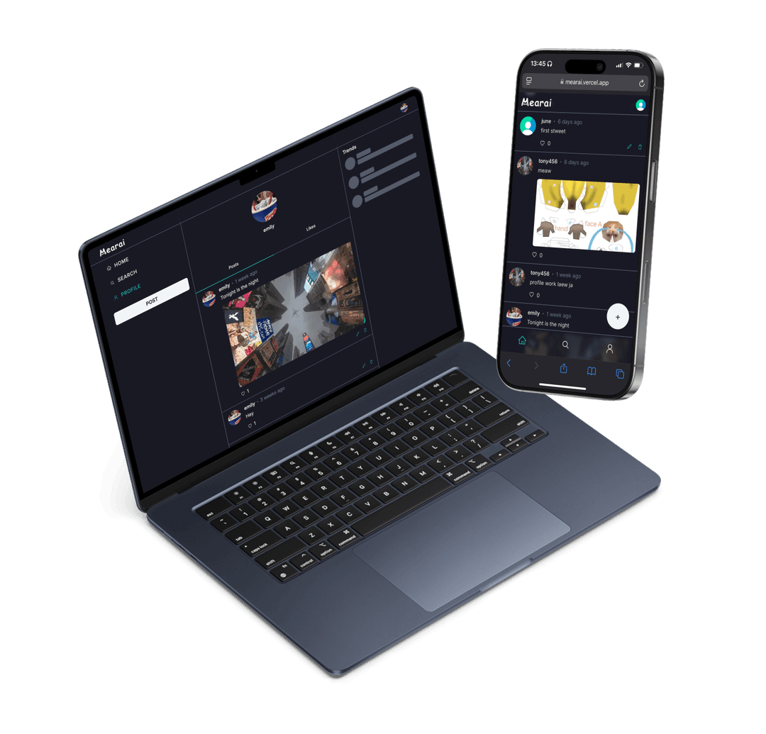 MEARAI Mockup